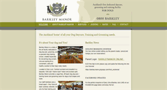 Desktop Screenshot of barkleymanor.co.nz